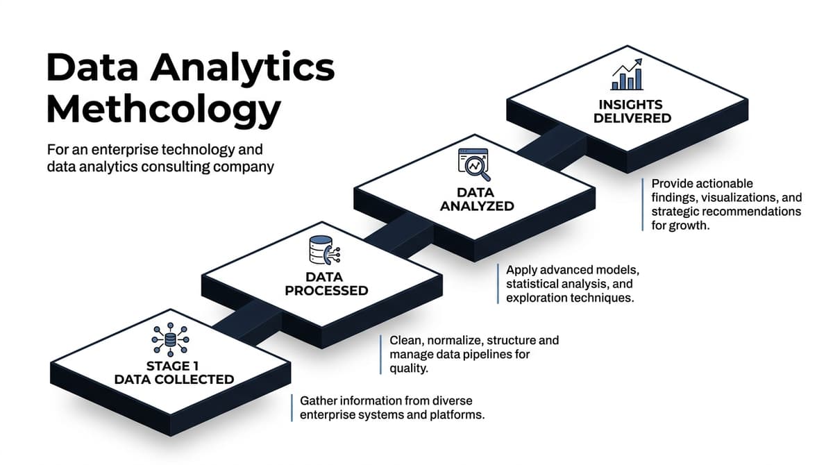 From data to intelligence: data collected, processed, analyzed, insights delivered